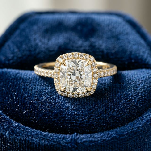 Anillo de compromiso en oro de 18k — Joyería Grijalva